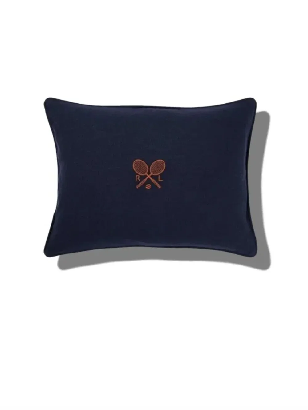 Ralph Lauren Polo Tennis Linen Embroidered Pillow